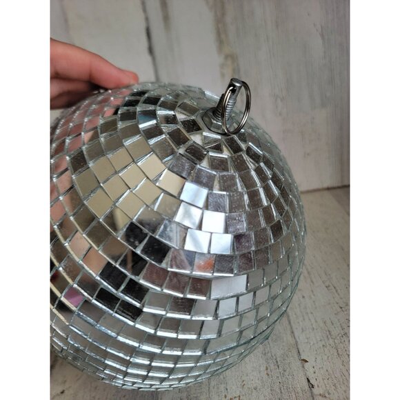 Unique glass hanging disco ball Halloween decor prop room party - Picture 14 of 14